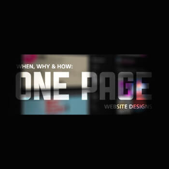 Single page website design in Gloucester by Hooper Design