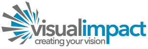 Visual Impact logo design and branding in Gloucester