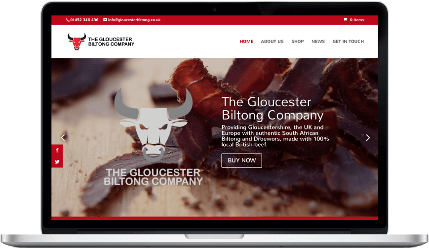 Website Design Gloucester Biltong
