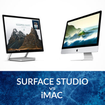 Apple iMac Retina Display Vs Microsoft Studio Surface by Hooper Design Gloucester